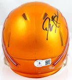 Deion Sanders Autographed FSU Flash Speed Mini Helmet-Beckett W Hologram *Black Image 3