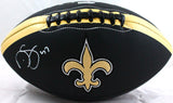Darren Sproles Autographed New Orleans Saints Black Logo Football-Beckett W Hologram *White Image 1