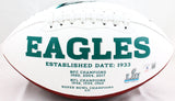 Darren Sproles Autographed Philadelphia Eagles Logo Football w/SB Champs-Beckett W Hologram *Black Image 4