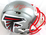 Deion Sanders Autographed Atlanta Falcons F/S Flash Speed Authentic Helmet-Beckett W Hologram *Red Image 1