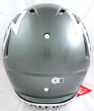 Deion Sanders Autographed Atlanta Falcons F/S Flash Speed Authentic Helmet-Beckett W Hologram *Red Image 4