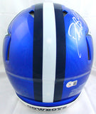 Deion Sanders Autographed Dallas Cowboys F/S Flash Speed Authentic Helmet-Beckett W Hologram *White Image 4