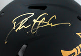 Deion Sanders Autographed FSU Seminoles F/S Eclipse Speed Authentic Helmet-Beckett W Hologram *Gold Image 2