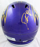 Deion Sanders Autographed Baltimore Ravens F/S Flash Speed Helmet-Beckett W Hologram *Gold Image 4