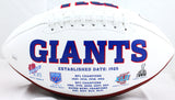 Lawrence Taylor Autographed New York Giants Logo Football W/ HOF- JSA W Auth Image 4