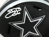 Emmitt Smith Autographed Cowboys Eclipse Speed Mini Helmet- Beckett W Hologram *Silver Image 2