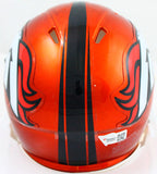 Peyton Manning Autographed Denver Broncos Flash Speed Mini Helmet-Fanatics Auth *White Image 3