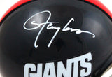 Lawrence Taylor Autographed NY Giants 81-99 TB Mini Helmet-Beckett W Hologram *White Image 2