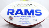 Cam Akers Autographed LA Rams Logo Football-Beckett W Hologram *Black Image 3