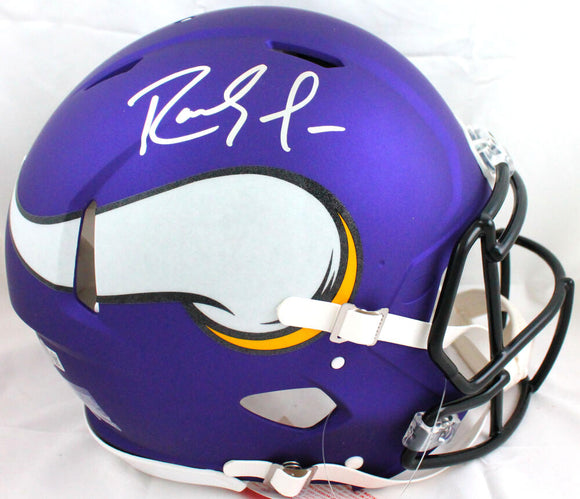 Randy Moss Autographed Vikings F/S Speed Authentic Helmet-Beckett W Hologram *Silver Image 1