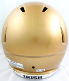 Kyren Williams Autographed Notre Dame Riddell F/S Speed Helmet-Beckett W Hologram *Black Image 4