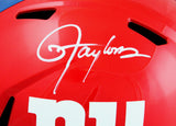 Lawrence Taylor Signed NY Giants F/S Flash Speed Helmet w/HOF-JSA W *White Image 2