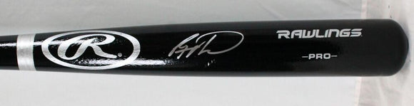 Ryan Howard Autographed Black Rawlings Pro Baseball Bat- JSA W *Silver Image 1