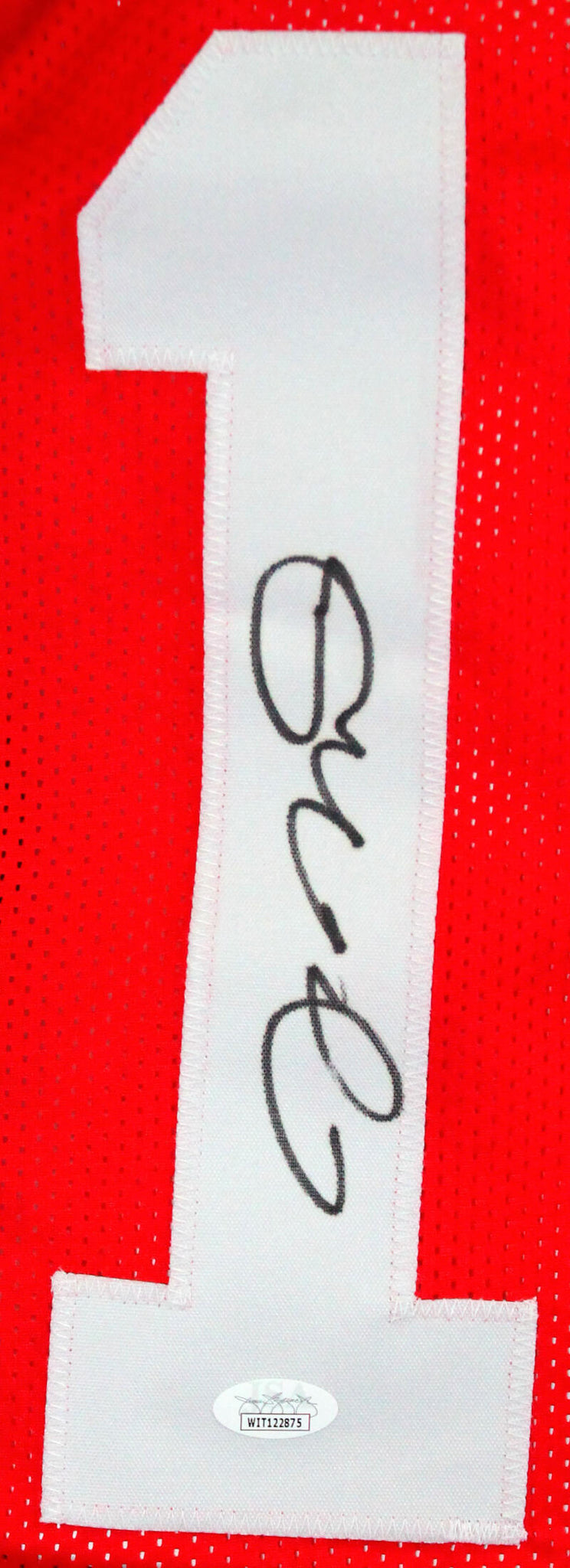 Joe Montana Signed Custom Jersey - JSA - Autographed - Pro Style - Red