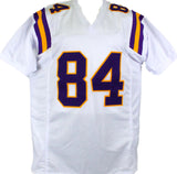 Randy Moss Autographed White Pro Style Jersey-Beckett W Hologram *Silver Image 3