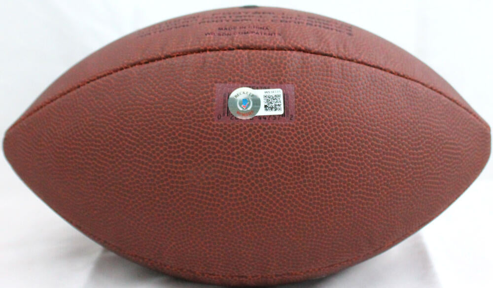 Ray Lewis Autographed Wilson NFL Super Grip Football-Beckett W