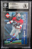 1995 Collector's Edge Excalibur #67 Deion Sanders SF 49ers Auto Beckett Auth Image 1