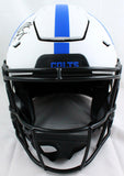 Peyton Manning Autographed Indianapolis Colts F/S Lunar SpeedFlex Helmet- Fanatics Auth *Black Image 3