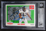 2003 Topps All American #98 Ray Lewis Baltimore Ravens Autograph Beckett Auth Image 1