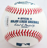 Roy Oswalt Autographed Rawlings OML Baseball w/The Wizard- JSA W *Blue Image 3