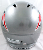 Ty Law Autographed New England Patriots F/S Speed Helmet w/3 Insc.-Beckett W Hologram *Black Image 5