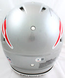 Ty Law Autographed Patriots F/S Speed Authentic Helmet w/HOF-Beckett W Hologram *Black Image 4