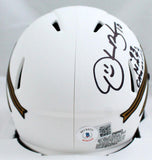 Derrick Brooks Autographed Florida State Lunar Speed Mini Helmet w/NAT'L Champs-Beckett W Hologram Image 3
