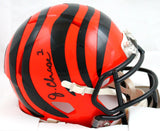 Ja'Marr Chase Autographed Cincinnati Bengals Speed Mini Helmet-Beckett W Hologram *Black Image 1