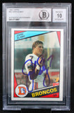 1984 Topps #63 John Elway Auto Denver Broncos BAS Autograph 10  Image 1