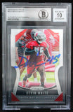 2019 Panini Prizm #312 Devin White Auto Tampa Bay Buccaneers BAS Autograph 10  Image 1