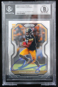 2020 Panini Prizm #392 Chase Claypool Pittsburgh Steelers Autograph Beckett Auth Image 1