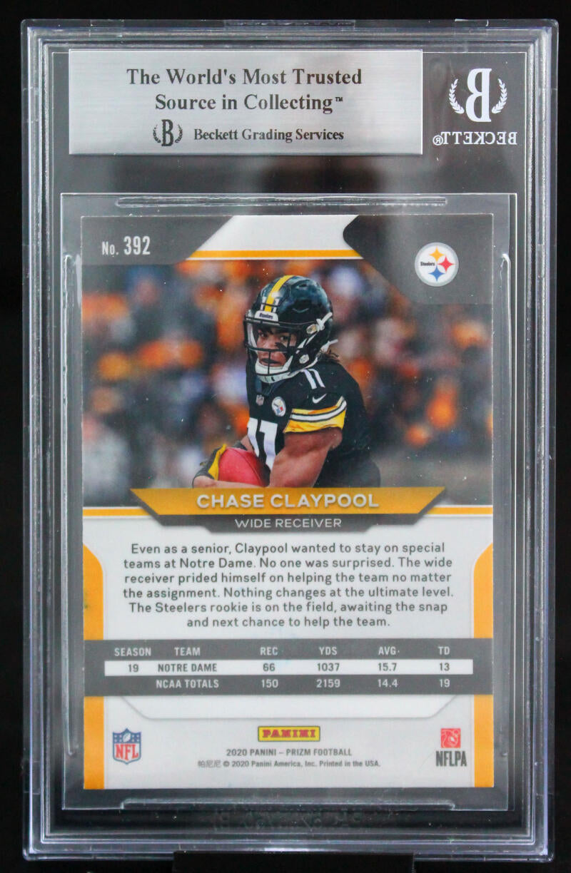 Chase Claypool Pittsburgh Steelers Autographed 2020 Panini Prizm