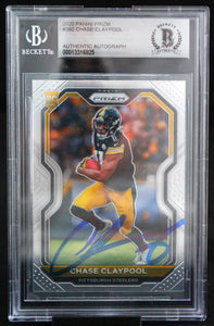 2020 Panini Prizm #392 Chase Claypool Pittsburgh Steelers Autograph Beckett Auth Image 1