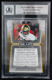 2020 Leaf Draft #23 Chase Claypool Auto Pittsburgh Steelers BAS Autograph 10  Image 2