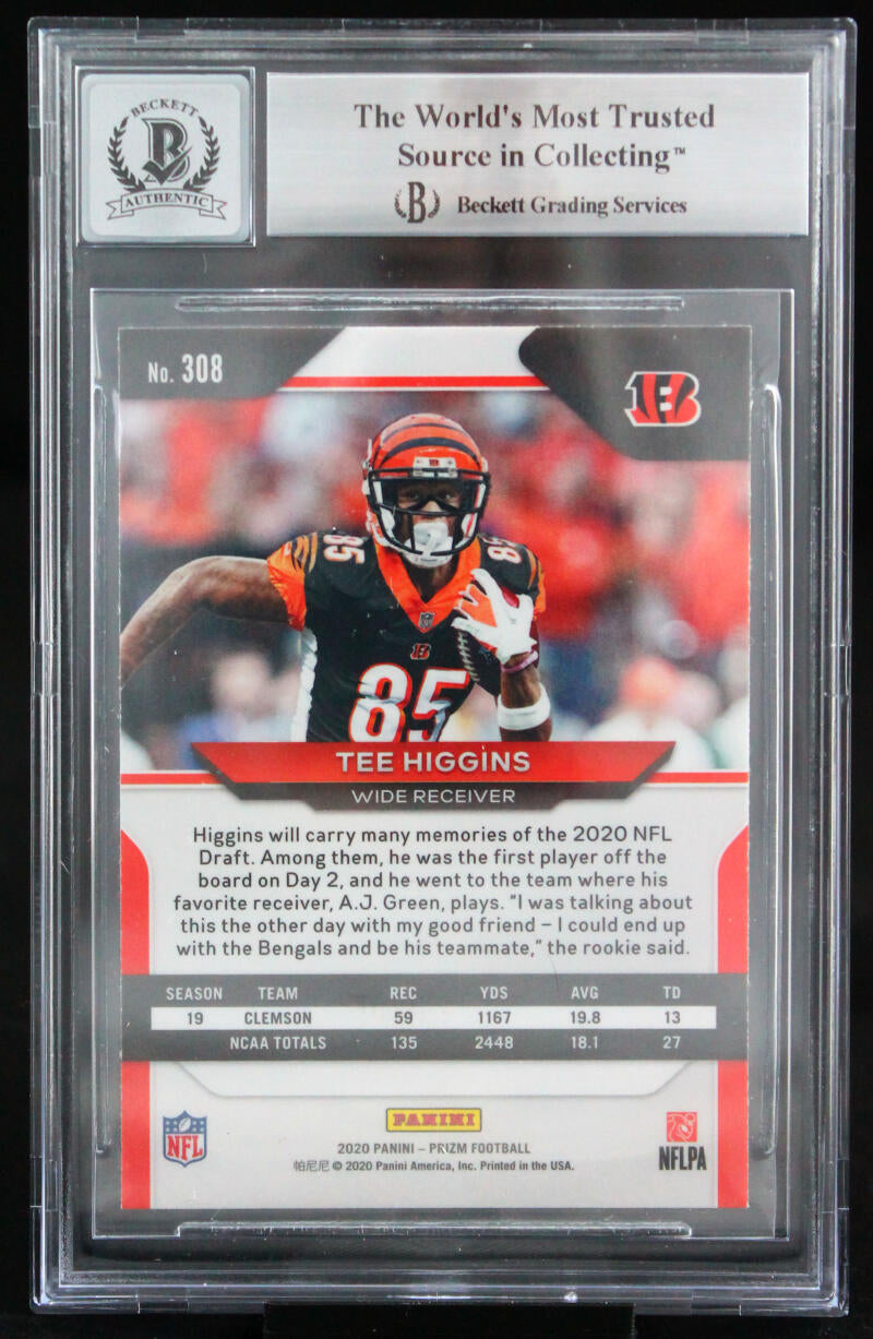 Tee Higgins Rookie Jersey Card 