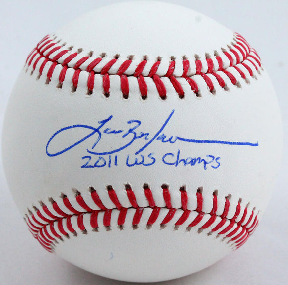 Lance Berkman Autographed Rawlings OML Baseball w/WS Champs-TriStar Authenticated Image 1
