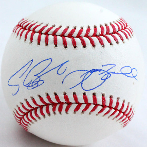 Craig Biggio / Jeff Bagwell Autographed Rawlings OML Baseball-TriStar Auth *Blue Image 1