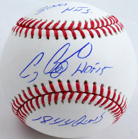 Craig Biggio Autographed Rawlings OML Baseball w/3 Insc.- TriStar Authenticated Image 1