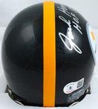 Jack Ham Autographed Steelers Mini Helmet W/HOF-Beckett W Hologram *Silver Image 3