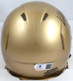 Kyren Williams Autographed Notre Dame Speed Mini Helmet-Beckett W Hologram *Black Image 3