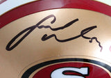 Fred Warner/Azeez Al-Shaair Autographed San Francisco 49ers Mini Helmet-Beckett W Hologram *Black Image 2