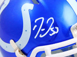 Darius Leonard Autographed Indianapolis Colts Flash Speed Mini Helmet- JSA W Auth *White Image 2