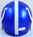 Darius Leonard Autographed Indianapolis Colts Flash Speed Mini Helmet- JSA W Auth *White Image 3