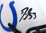 Darius Leonard Autographed Indianapolis Colts Lunar Speed Mini Helmet- JSA W *Black Image 2
