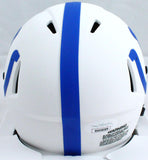 Darius Leonard Autographed Indianapolis Colts Lunar Speed Mini Helmet- JSA W *Black Image 3