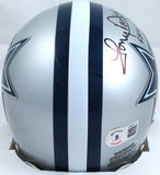 Tony Dorsett Autographed Dallas Cowboys Mini Helmet w/SB Champs- Beckett W Hologram *Black Image 3