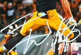 TJ Watt Signed Pittsburgh Steelers 8x10 Jump Celebration Photo- Beckett W Hologram * White Image 2