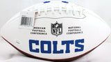 Darius Leonard Autographed Indianapolis Colts Wilson Logo Football - JSA W *Black Image 3