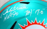Bob Griese Autographed F/S Miami Dolphins Flash Speed Helmet w/3Insc.-Beckett W Hologram *White Image 2