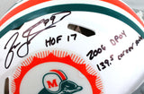 Jason Taylor Autographed Miami Dolphins F/S Tribute Speed Authentic w/3Insc.-Beckett W Hologram Image 2